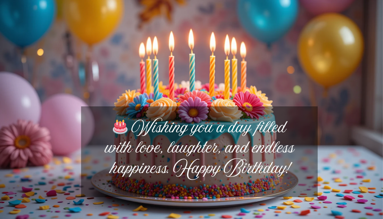 जन्मदिन की शुभकामनाएँ – खास संदेश
