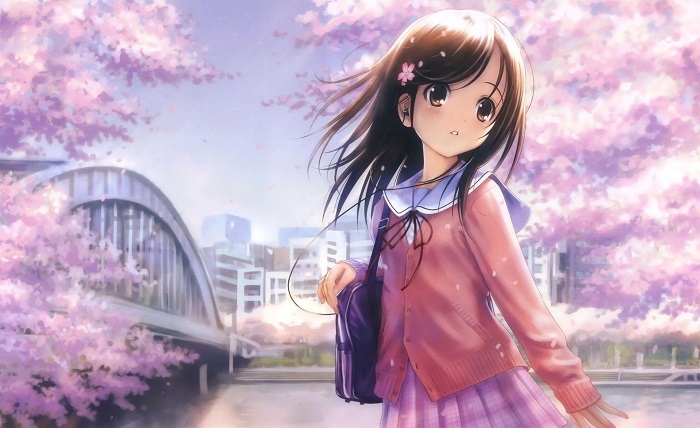 anime girl dp