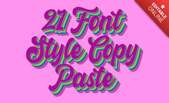 fonts copy and paste