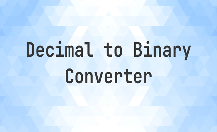 Online Binary Calculator