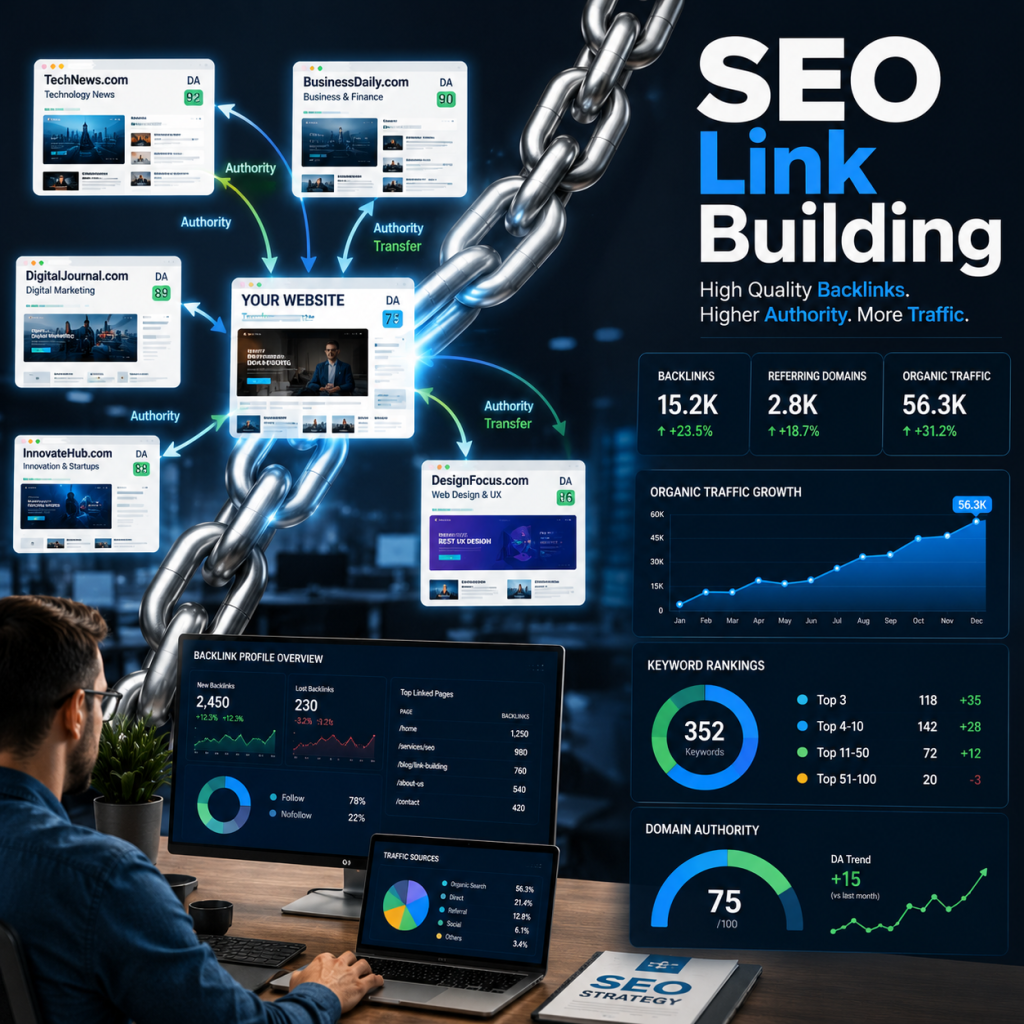 SEO Link Building Services for Higher Google Rankings