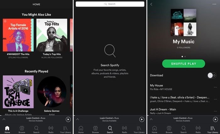 spotify müzik indirme